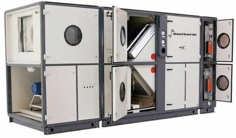 Приточно-вытяжная установка с рекуператором и тепловым насосом Dantherm DanX 1632 XWP